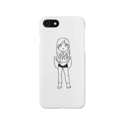 ちらりオンナノコ iPhone Smartphone Case
