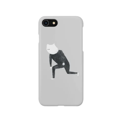 頭のいいねこ iPhone Smartphone Case