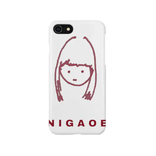 私の似顔絵 iPhone Smartphone Case