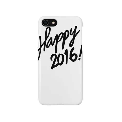 HAPPY 2016正月 グッズ STYLISH BLACK iPhone Smartphone Case