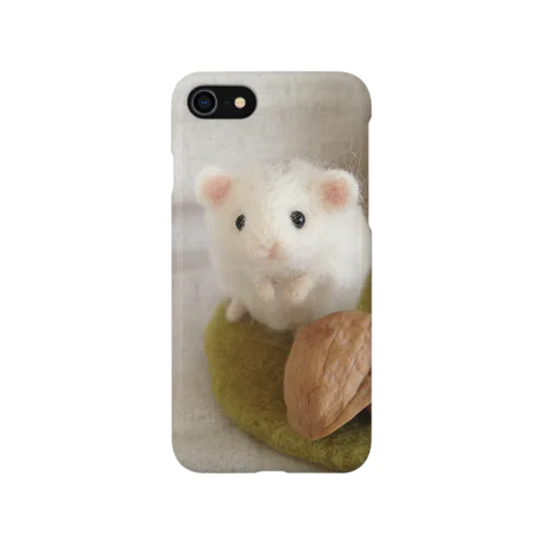 ハムちゃん（ホワイト） iPhone Smartphone Case