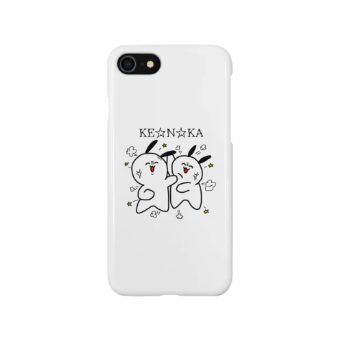 喧嘩するウサギ iPhone Smartphone Case
