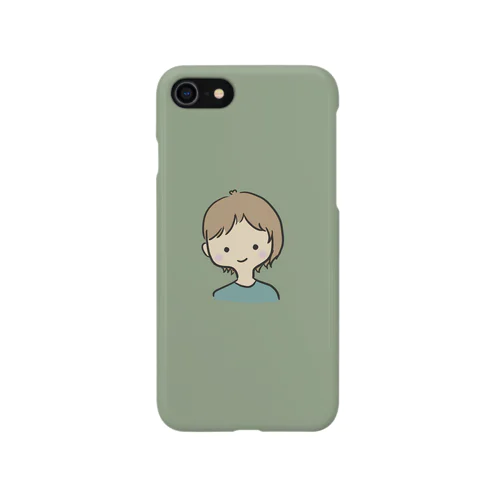 ショートヘアなおんなのこ iPhone Smartphone Case