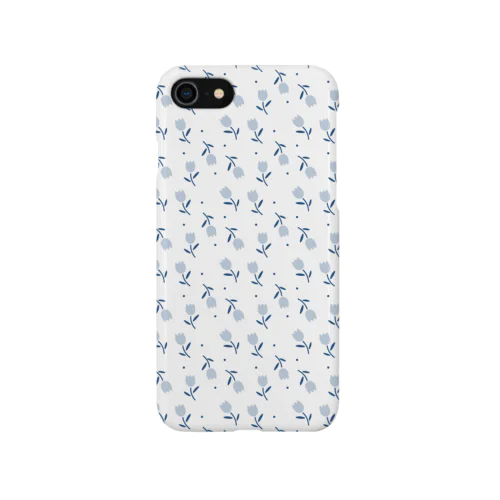 青いチューリップ  iPhone Smartphone Case