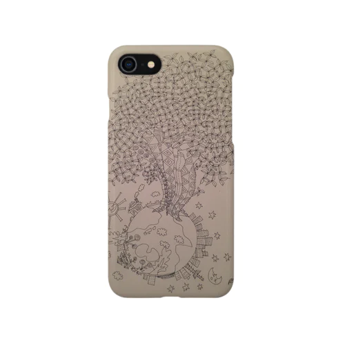 木 iPhone Smartphone Case