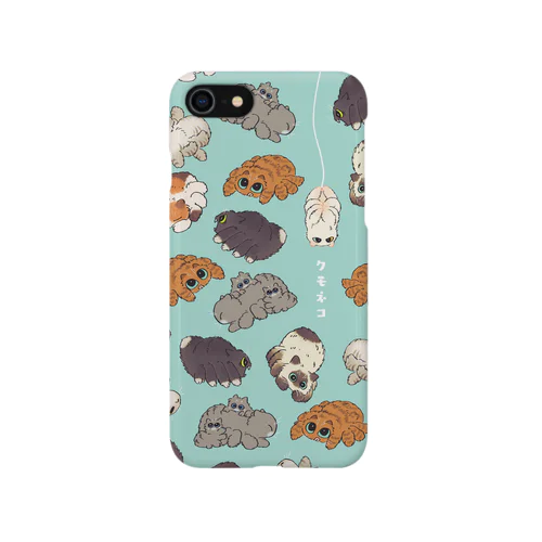 クモネコまみれ iPhone Smartphone Case