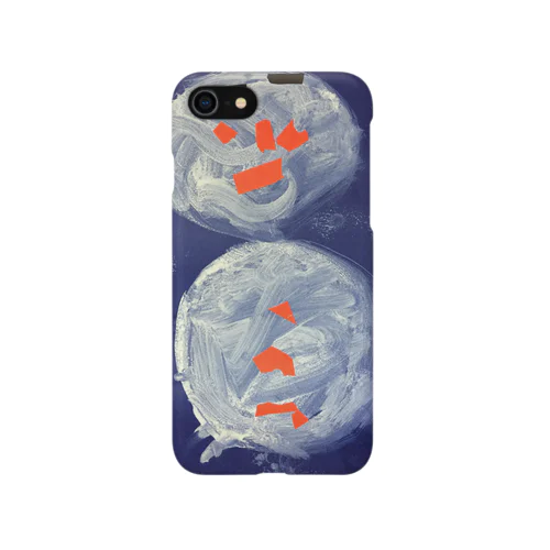 雪だるまのスマホケース iPhone Smartphone Case