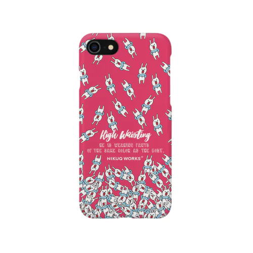 ウーのハイウエストがふってきた【koi_pink】 iPhone Smartphone Case