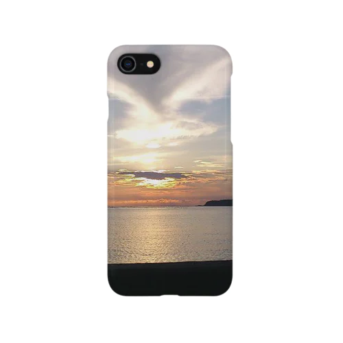 牡鹿の夕陽 iPhone Smartphone Case