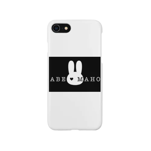 阿部真穂 新ロゴ 黒バージョンです！ iPhone Smartphone Case