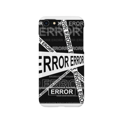 ERROR《white & Black》 iPhone Smartphone Case