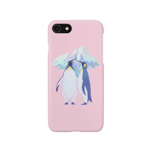王様ペンギン（雪山） iPhone Smartphone Case