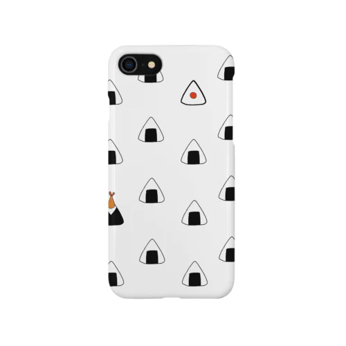 おにぎり（うめぼしと天むすもいるよ） iPhone Smartphone Case