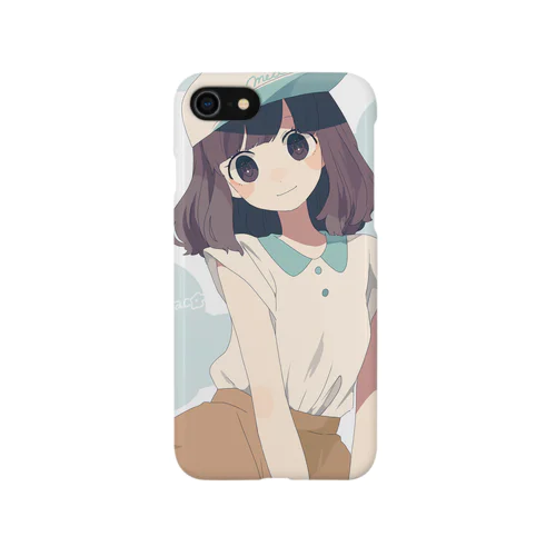帽子と空 iPhone Smartphone Case
