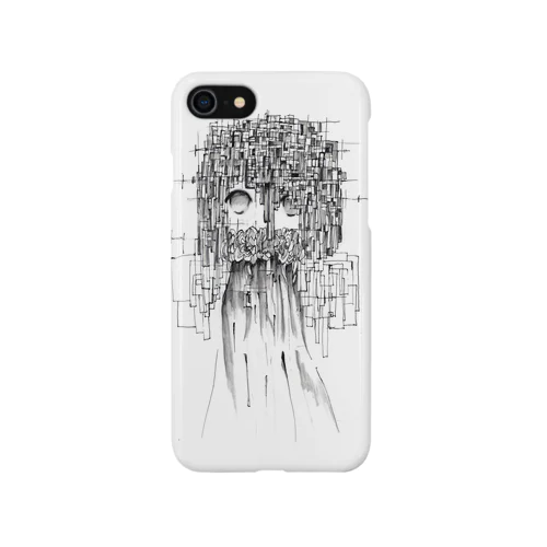 でんのうせかい iPhone Smartphone Case