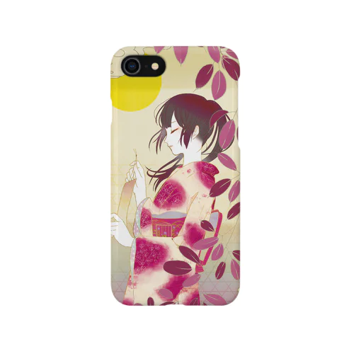 花札 -萩- iPhone Smartphone Case