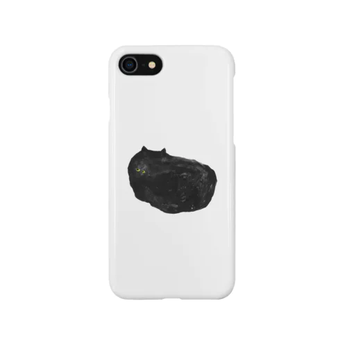 夏の黒猫 iPhone Smartphone Case