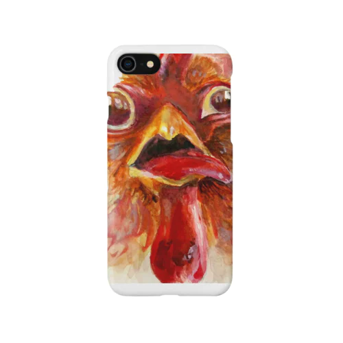おどけたニワトリ iPhone Smartphone Case