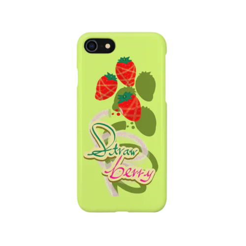 ストローベリー iPhone Smartphone Case