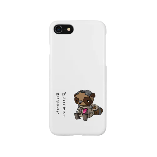 ぽんこつタヌキ iPhone Smartphone Case