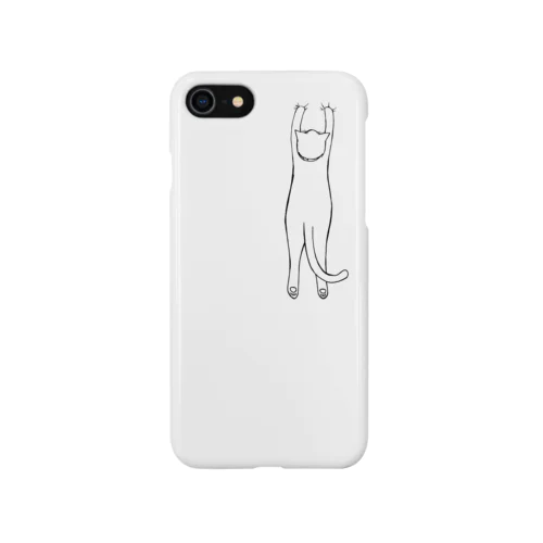 猫なワタシもがんばってます。 iPhone Smartphone Case