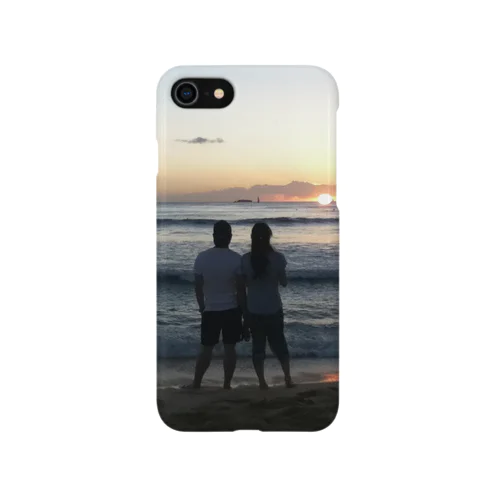 海でふたり iPhone Smartphone Case