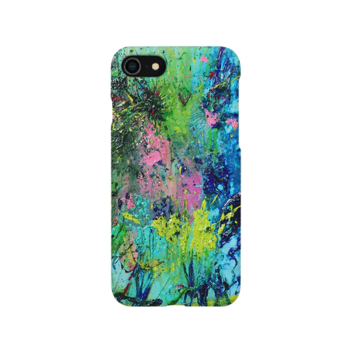 ブルーMIXエネルギー iPhone Smartphone Case