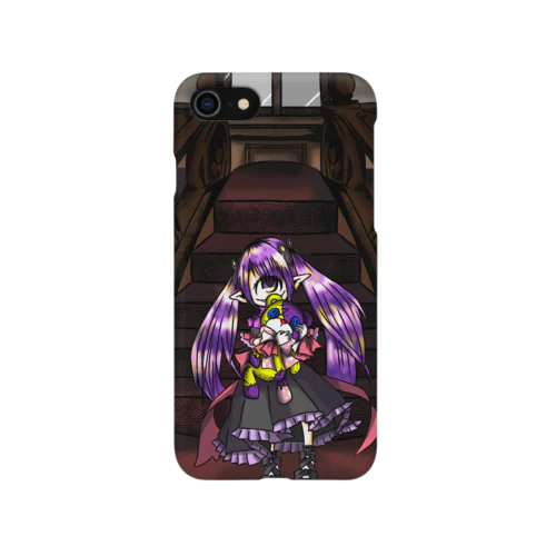 ぬいぐるみをもってるひとつめちゃん iPhone Smartphone Case