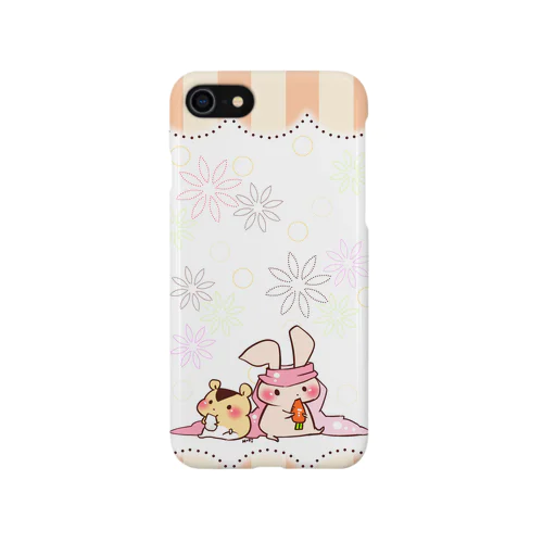 うさはむオレンジ iPhone Smartphone Case