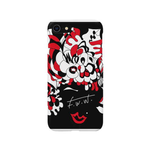 "Marble chocolate strawberry” by F.W.W.  iPhone Smartphone Case