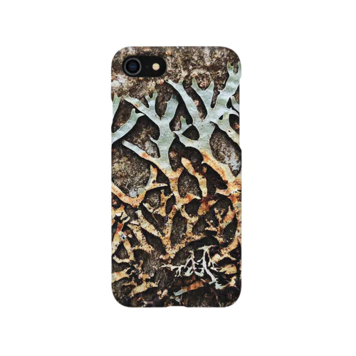 Antique-地衣類- iPhone8対応 iPhone Smartphone Case