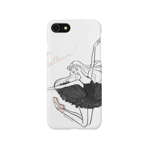 Jumping Ballerina（Black) iPhone Smartphone Case