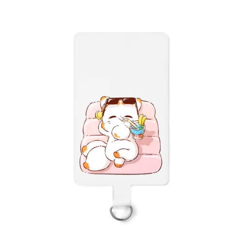 夏満喫中のてnこ Smartphone Strap