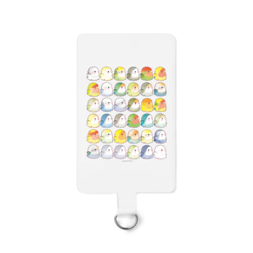 コザクラインコの行進 Smartphone Strap