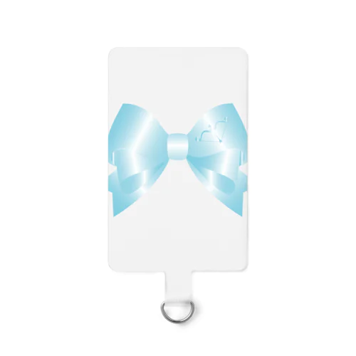 The Blue Cupid Ribbon Smartphone Strap