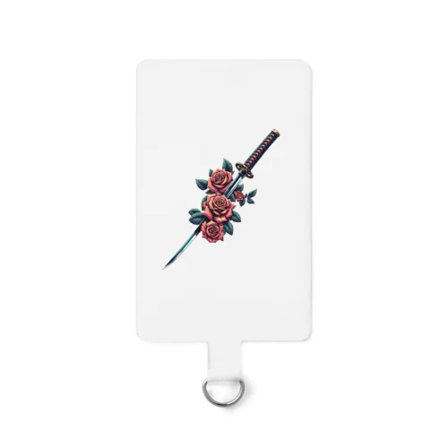 薔薇と刀 Smartphone Strap