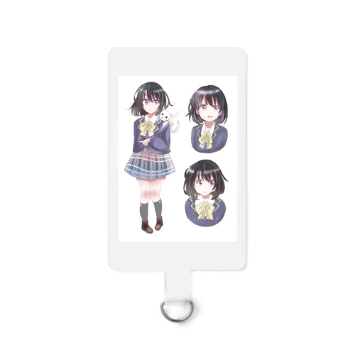 ほうじ茶らて Smartphone Strap