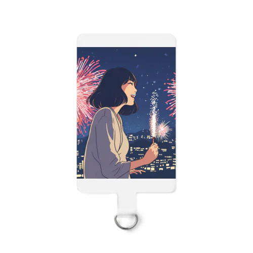メイと花火 Smartphone Strap