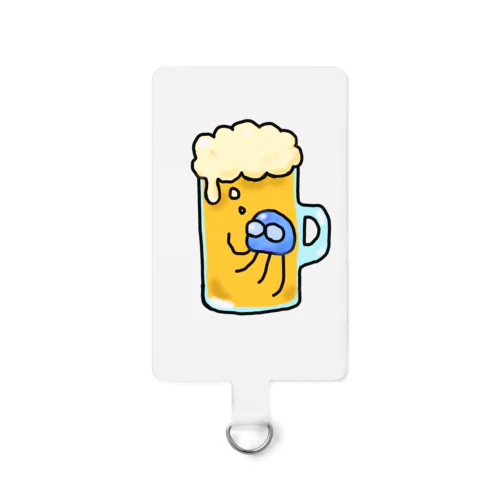 くらげのビール漬け Smartphone Strap