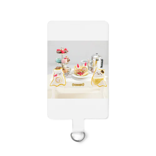 おばけねこのスイーツパーティー Smartphone Strap