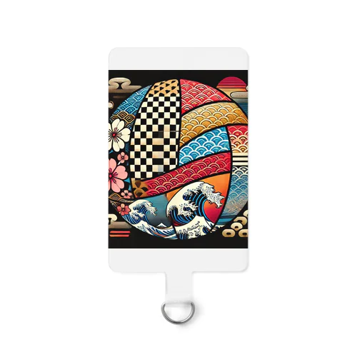 バレーボール　和柄 Smartphone Strap