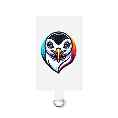 カラフルでユニークなトウゾクカモメ｜オリジナルデザイン｜手描き風アート｜SUZURIで限定販売 Smartphone Strap