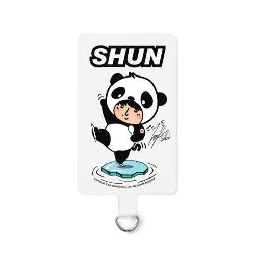 【公式】駿パンダ スマホストラップ Smartphone Strap