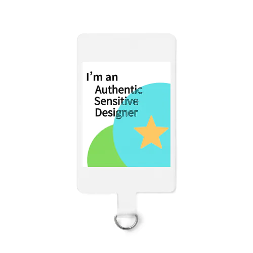 ASD「Authentic Sensitive Designer」 - あなたの独自の感性を尊重するアイテム Smartphone Strap