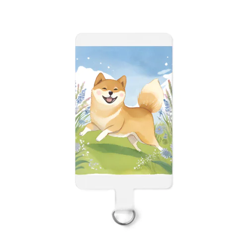 柴犬のお散歩 Smartphone Strap