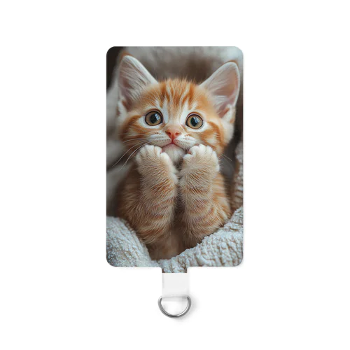 頬杖ポーズ Smartphone Strap