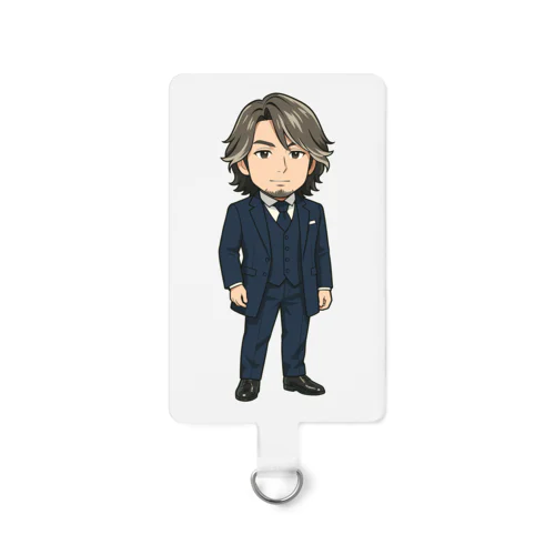 フビラジ！ スマホショルダーストラップ - フビ様（ブルー） Smartphone Strap