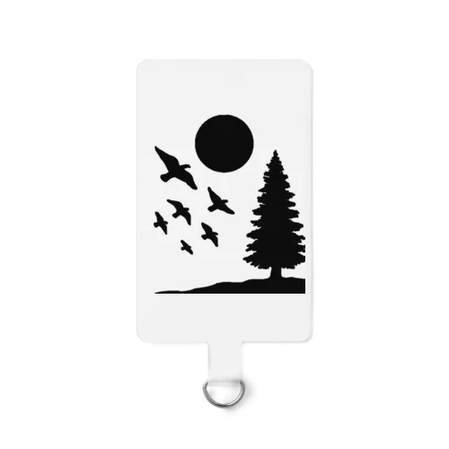 Birds and Sun Smartphone Strap