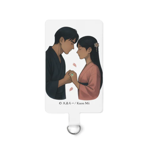 🌸久遠の愛 スマホストラップ（桜と誓い） Smartphone Strap