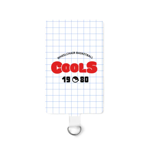 まるロゴチェック（シンプル） Smartphone Strap